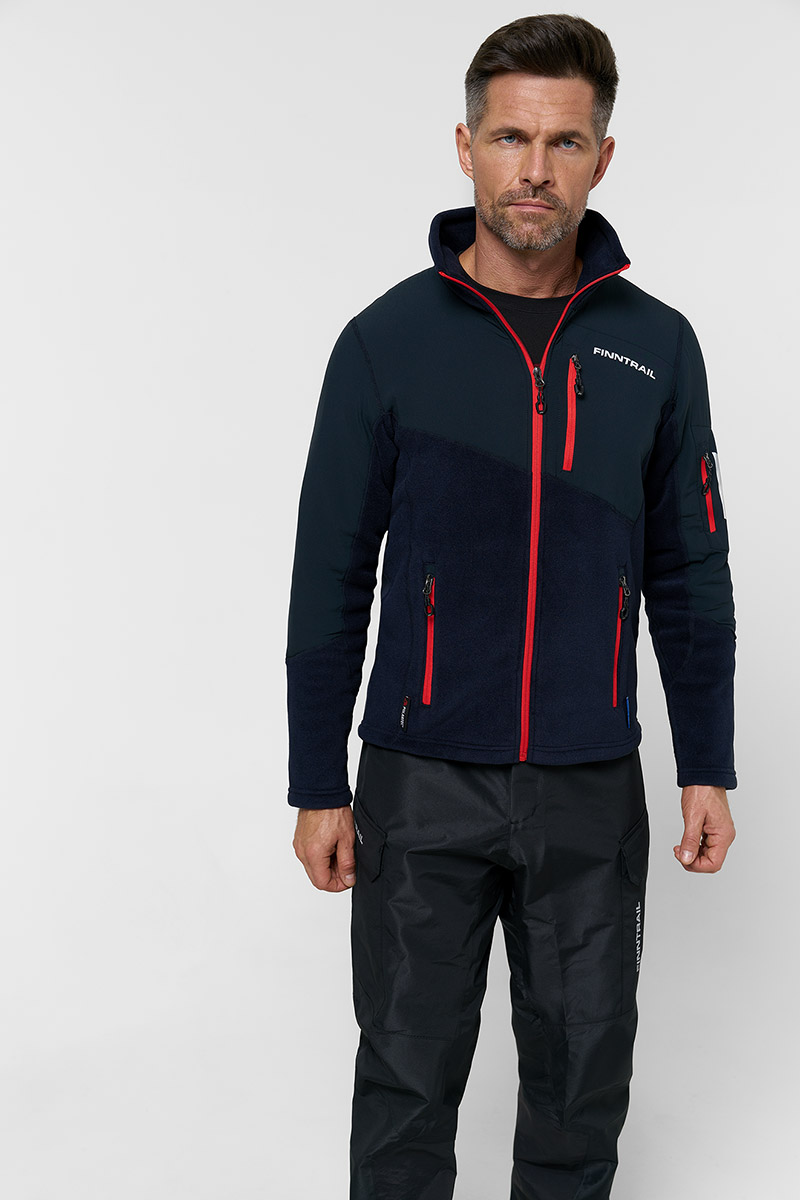 ТЕРМОКУРТКА FINNTRAIL POLAR JACKET BLACK2