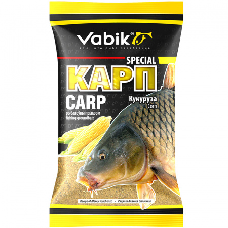 Vabik Special Carp Corn — прикормка для рыбалки