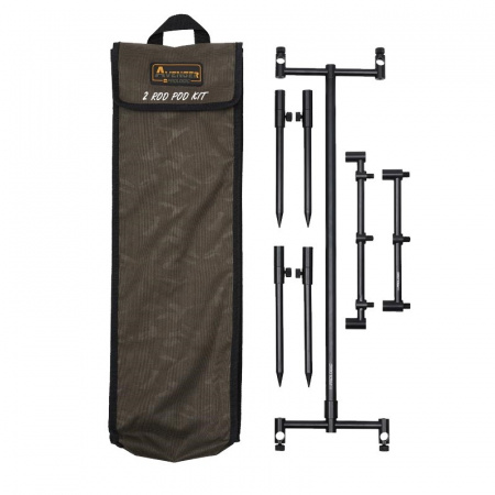Род-под Prologic Avenger Pod Kit с чех., 2 удилища, рама 50-85см, стойки 20-34см, buzz bars 1523с